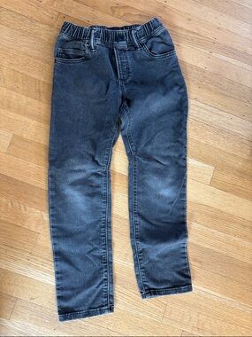 GAP kids Washed Black Slim-Straight Jeans
